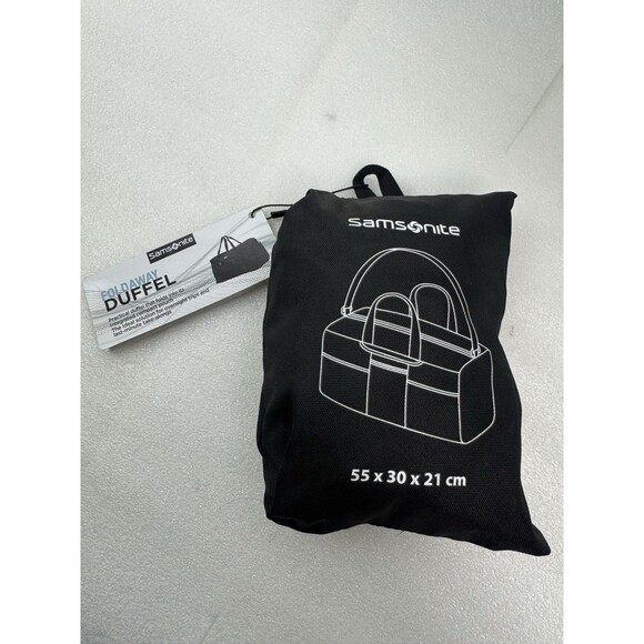 Samsonite Foldaway Lightweight Duffel Bag With Shoulder Strap NWT - Picture 2 of 10